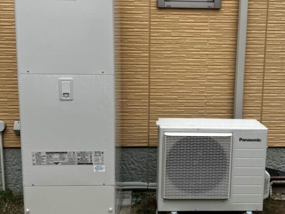 電気温水器からエコキュートへの取替工事