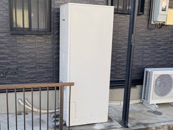 電気温水器からエコキュートへの取替工事